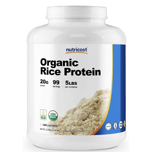뉴트리코스트 오가닉 쌀 프로틴, 5lbs, 1병