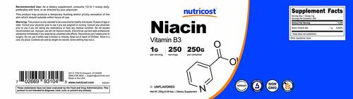 니아신 파우더(비타민 B3)