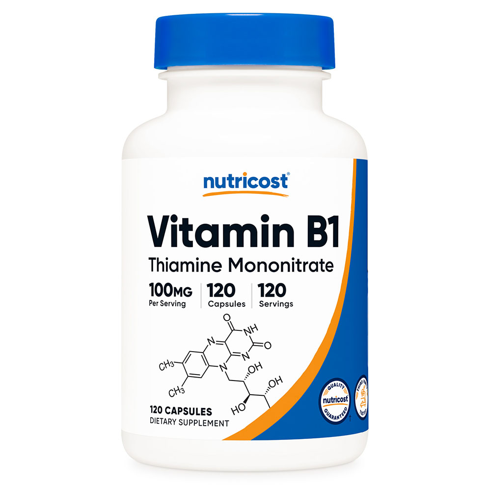 비타민 B1 100mg 120캡슐, 1병