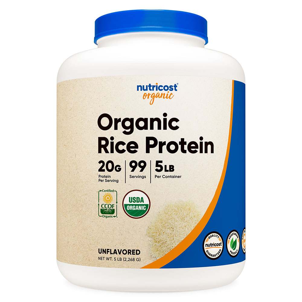 뉴트리코스트 오가닉 쌀 프로틴, 5lbs, 1병
